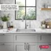 imageDELTA FAUCET Delta Marca 30 inch DropIn Undermount Stainless Steel Single Bowl Kitchen Sink with Accessories23 inch