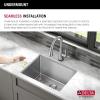 imageDELTA FAUCET Delta Marca 30 inch DropIn Undermount Stainless Steel Single Bowl Kitchen Sink with Accessories24 Inch