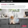 imageDELTA FAUCET Delta Marca 30 inch DropIn Undermount Stainless Steel Single Bowl Kitchen Sink with Accessories24 Inch