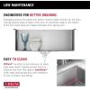 imageDELTA FAUCET Delta Marca 30 inch DropIn Undermount Stainless Steel Single Bowl Kitchen Sink with Accessories26 Inch