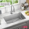 imageDELTA FAUCET Delta Marca 30 inch DropIn Undermount Stainless Steel Single Bowl Kitchen Sink with Accessories30 Inch