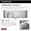 imageDELTA FAUCET Delta Marca 30 inch DropIn Undermount Stainless Steel Single Bowl Kitchen Sink with Accessories30 Inch