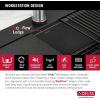imageDELTA FAUCET Delta Rivet 30 Inch Black Stainless Steel DropIn Top Mount 16 Gauge Workstation Kitchen Sink Single Bowl in PVD Gunmetal Finish with WorkFlow Ledge and Accessories 95A9031T30SGSGunmetal
