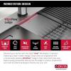 imageDELTA FAUCET Delta Rivet 30 Inch Black Stainless Steel DropIn Top Mount 16 Gauge Workstation Kitchen Sink Single Bowl in PVD Gunmetal Finish with WorkFlow Ledge and Accessories 95A9031T30SGSStainless Steel
