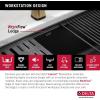 imageDELTA FAUCET Everest 30inch Granite Composite Workstation Kitchen Sink Undermount Single Bowl with WorkFlow Ledge and Accessories in Dark Grey 75B93330SDGBlack