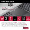 imageDELTA FAUCET Everest 30inch Granite Composite Workstation Kitchen Sink Undermount Single Bowl with WorkFlow Ledge and Accessories in Dark Grey 75B93330SDGDark Grey