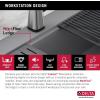 imageDELTA FAUCET Everest 30inch Granite Composite Workstation Kitchen Sink Undermount Single Bowl with WorkFlow Ledge and Accessories in Dark Grey 75B93330SDGDark Grey