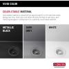 imageDELTA FAUCET Everest 30inch Granite Composite Workstation Kitchen Sink Undermount Single Bowl with WorkFlow Ledge and Accessories in Dark Grey 75B93330SDGDark Grey