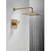 imageDELTA FAUCET Modern 14 Series Matte Black Shower Faucet Shower Trim Kit with SingleSpray TouchClean Black Shower Head Matte Black T14267BLPP Valve Not IncludedChampagne Bronze