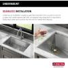 imageDELTA FAUCET Rivet 30Inch Workstation Kitchen Sink Undermount 16 Gauge Stainless Steel Single Bowl with WorkFlow Ledge and Chefs Kit of 6 Accessories 95B93130SSSStainless Steel