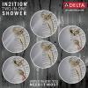 imageDelta Faucet Arvo 14 Series SingleHandle Shower Faucet Shower Trim Kit with 4Spray In2ition 2in1 Dual Hand Held Shower Head with Hose Matte Black 142840BLI Valve IncludedChampagne Bronze