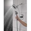 imageDelta Faucet Ashlyn 17 Series DualFunction Shower Trim Kit with 2Spray TouchClean In2ition 2in1 Hand Held Shower Head with Hose Matte Black T17264BLI Valve Not IncludedChrome