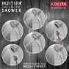imageDelta Faucet Ashlyn 17 Series DualFunction Shower Trim Kit with 2Spray TouchClean In2ition 2in1 Hand Held Shower Head with Hose Matte Black T17264BLI Valve Not IncludedChrome