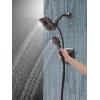 imageDelta Faucet Ashlyn 17 Series DualFunction Shower Trim Kit with 2Spray TouchClean In2ition 2in1 Hand Held Shower Head with Hose Matte Black T17264BLI Valve Not IncludedVenetian Bronze