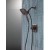 imageDelta Faucet Ashlyn 17 Series DualFunction Shower Trim Kit with 2Spray TouchClean In2ition 2in1 Hand Held Shower Head with Hose Matte Black T17264BLI Valve Not IncludedVenetian Bronze