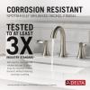 imageDelta Faucet Esato Widespread Bathroom Faucet Brushed Nickel Bathroom Faucet 3 Hole Bathroom Sink Faucet Drain Assembly SpotShield Brushed Nickel 35897LFSPSpotshield Brushed Nickel