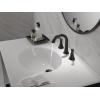 imageDelta Faucet Esato Widespread Bathroom Faucet Brushed Nickel Bathroom Faucet 3 Hole Bathroom Sink Faucet Drain Assembly SpotShield Brushed Nickel 35897LFSPMatte Black