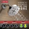 imageDelta Faucet Trinsic 14 Series SingleFunction Matte Black Tub and Shower Faucet Set Delta H2Okinetic Shower Valve Trim Kit Shower Faucet Set Matte Black T14459BL with Valve Not IncludedChrome