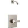 imageDelta Faucet Velum 14 Series SingleFunction Gold Shower Faucet Set Valve Trim Kit Shower Handle Delta Shower Trim Kit Shower Set Champagne Bronze T14237CZ Valve Not IncludedStainless