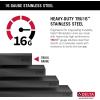 imageDelta Rivet 27 Inch Black Stainless Steel Undermount 16 Gauge Workstation Kitchen Sink Single Bowl in PVD Gunmetal Finish with WorkFlow Ledge and Accessories 95B903127SGS