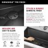 imageDelta Rivet 27 Inch Black Stainless Steel Undermount 16 Gauge Workstation Kitchen Sink Single Bowl in PVD Gunmetal Finish with WorkFlow Ledge and Accessories 95B903127SGS