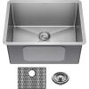 imageDELTA FAUCET Delta Marca 30 inch DropIn Undermount Stainless Steel Single Bowl Kitchen Sink with Accessories24 Inch