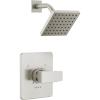 imageDELTA FAUCET Modern 14 Series Matte Black Shower Faucet Shower Trim Kit with SingleSpray TouchClean Black Shower Head Matte Black T14267BLPP Valve Not IncludedStainless