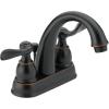 imageDelta Faucet Windemere Centerset Bathroom Faucet Oil Rubbed Bronze Bathroom Sink Faucet 2 Handle Bathroom Faucet Metal Drain Assembly Oil Rubbed Bronze B2596LFOBOil Rubbed Bronze