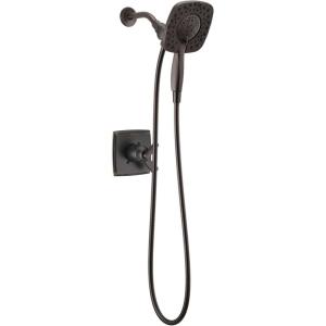 imageDelta Faucet Ashlyn 17 Series DualFunction Shower Trim Kit with 2Spray TouchClean In2ition 2in1 Hand Held Shower Head with Hose Matte Black T17264BLI Valve Not IncludedVenetian Bronze