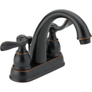imageDelta Faucet Windemere Centerset Bathroom Faucet Oil Rubbed Bronze Bathroom Sink Faucet 2 Handle Bathroom Faucet Metal Drain Assembly Oil Rubbed Bronze B2596LFOBOil Rubbed Bronze
