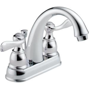 imageDelta Faucet Windemere Centerset Bathroom Faucet Oil Rubbed Bronze Bathroom Sink Faucet 2 Handle Bathroom Faucet Metal Drain Assembly Oil Rubbed Bronze B2596LFOBChrome