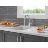 imageDelta Faucet Bar Faucet Brushed Nickel Bar Sink Faucet Single Hole Brushed Nickel Wet Bar Faucets Prep Sink Faucet Faucet for Bar Sink SpotShield Stainless 14882LFSPChrome