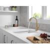 imageDelta Faucet Bar Faucet Brushed Nickel Bar Sink Faucet Single Hole Brushed Nickel Wet Bar Faucets Prep Sink Faucet Faucet for Bar Sink SpotShield Stainless 14882LFSPChampagne Bronze