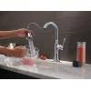 imageDelta Faucet Cassidy Touch Bar Faucet Brushed Nickel Bar Sink Faucet Single Hole Wet Bar Faucets with Pull Down Sprayer Delta Touch2O Technology Lumicoat Arctic Stainless 9997TARPRDSTLumicoat Arctic Stainless