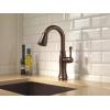 imageDelta Faucet Cassidy Touch Bar Faucet Brushed Nickel Bar Sink Faucet Single Hole Wet Bar Faucets with Pull Down Sprayer Delta Touch2O Technology Lumicoat Arctic Stainless 9997TARPRDSTVenetian Bronze
