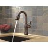 imageDelta Faucet Cassidy Touch Bar Faucet Brushed Nickel Bar Sink Faucet Single Hole Wet Bar Faucets with Pull Down Sprayer Delta Touch2O Technology Lumicoat Arctic Stainless 9997TARPRDSTVenetian Bronze