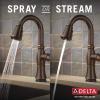 imageDelta Faucet Cassidy Touch Bar Faucet Brushed Nickel Bar Sink Faucet Single Hole Wet Bar Faucets with Pull Down Sprayer Delta Touch2O Technology Lumicoat Arctic Stainless 9997TARPRDSTVenetian Bronze