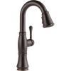 imageDelta Faucet Cassidy Touch Bar Faucet Brushed Nickel Bar Sink Faucet Single Hole Wet Bar Faucets with Pull Down Sprayer Delta Touch2O Technology Lumicoat Arctic Stainless 9997TARPRDSTVenetian Bronze