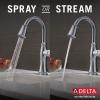 imageDelta Faucet Cassidy Touch Bar Faucet Brushed Nickel Bar Sink Faucet Single Hole Wet Bar Faucets with Pull Down Sprayer Delta Touch2O Technology Lumicoat Arctic Stainless 9997TARPRDSTLumicoat Arctic Stainless