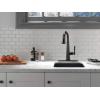imageDelta Faucet Emmeline Touch Bar Faucet Gold Bar Faucet Bar Sink Faucet Single Hole Wet Bar Faucets with Pull Down Sprayer Delta Touch2O Technology Lumicoat Champagne Bronze 9982TCZPRDSTMatte Black