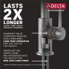 imageDelta Faucet Essa Bar Faucet Oil Rubbed Bronze Bar Sink Faucet Single Hole Wet Bar Faucets with Pull Down Sprayer Prep Sink Faucet Delta Touch2O Technology Venetian Bronze 9913TRBDSTArctic Stainless
