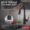 imageDelta Faucet Essa Touch Bar Faucet with Pull Down Sprayer Chrome Bar Sink Faucet Single Hole Wet Bar Faucets Single Hole Prep Sink Faucet Delta Touch2O Technology Chrome 9913TDSTMatte Black