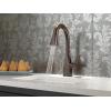 imageDelta Faucet Mateo Bar Faucet Brushed Nickel Bar Sink Faucet Single Hole Wet Bar Faucets with Pull Down Sprayer Prep Sink Faucet Faucet for Bar Sink Arctic Stainless 9983ARDSTChrome