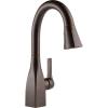 imageDelta Faucet Mateo Bar Faucet Brushed Nickel Bar Sink Faucet Single Hole Wet Bar Faucets with Pull Down Sprayer Prep Sink Faucet Faucet for Bar Sink Arctic Stainless 9983ARDSTVenetian Bronze