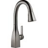 imageDelta Faucet Mateo Bar Faucet Brushed Nickel Bar Sink Faucet Single Hole Wet Bar Faucets with Pull Down Sprayer Prep Sink Faucet Faucet for Bar Sink Arctic Stainless 9983ARDSTBlack Stainless