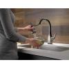 imageDelta Faucet Mateo Bar Faucet Brushed Nickel Bar Sink Faucet Single Hole Wet Bar Faucets with Pull Down Sprayer Prep Sink Faucet Faucet for Bar Sink Arctic Stainless 9983ARDSTBlack Stainless