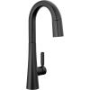 imageDelta Faucet Monrovia Touch Bar Faucet Gold Bar Faucet Bar Sink Faucet Single Hole Wet Bar Faucets Prep Sink Faucet Delta Touch2O Technology Lumicoat Champagne Bronze 9991TCZPRDSTMatte Black