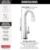 imageDelta Faucet Monrovia Touch Bar Faucet Gold Bar Faucet Bar Sink Faucet Single Hole Wet Bar Faucets Prep Sink Faucet Delta Touch2O Technology Lumicoat Champagne Bronze 9991TCZPRDSTLumicoat Champagne Bronze