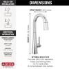 imageDelta Faucet Monrovia Touch Bar Faucet Gold Bar Faucet Bar Sink Faucet Single Hole Wet Bar Faucets Prep Sink Faucet Delta Touch2O Technology Lumicoat Champagne Bronze 9991TCZPRDSTLumicoat Chrome