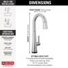 imageDelta Faucet Monrovia Touch Bar Faucet Gold Bar Faucet Bar Sink Faucet Single Hole Wet Bar Faucets Prep Sink Faucet Delta Touch2O Technology Lumicoat Champagne Bronze 9991TCZPRDSTLumicoat Arctic Stainless